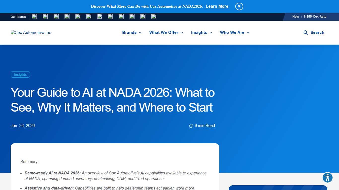Your Guide to AI at NADA 2026: What to See, Why It Matters, and Where to Start - Cox Automotive Inc.